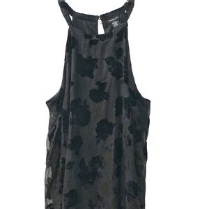 TORRID sleeveless velvet burnout top